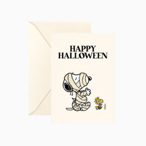 Carte double Snoopy "Mummy"