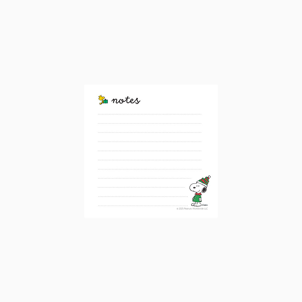 Bloc-notes Snoopy "Merry Christmas" Titlee x Peanuts