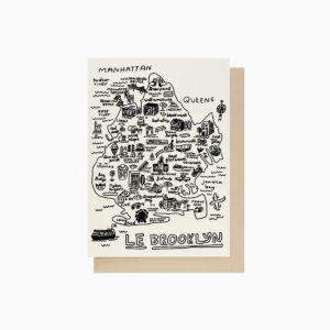 Carte Brooklyn Map – People I’ve Loved