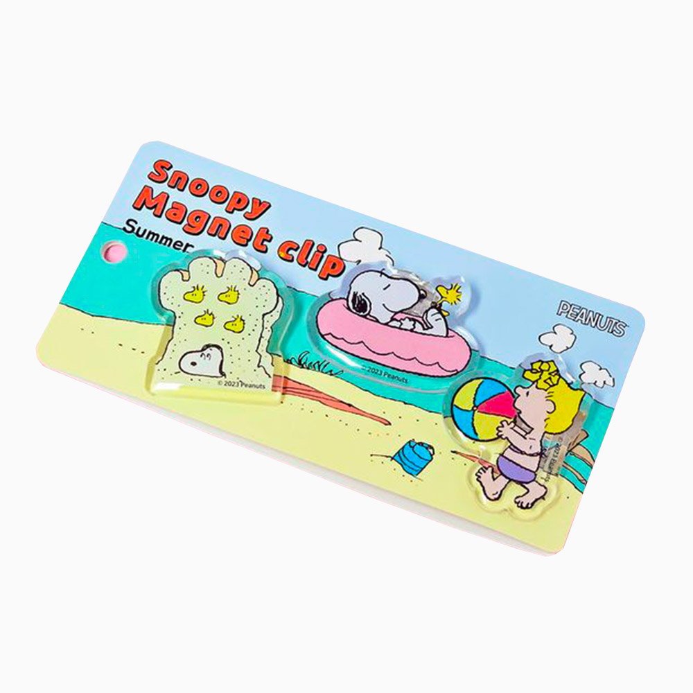 Clips aimantés Snoopy Summer