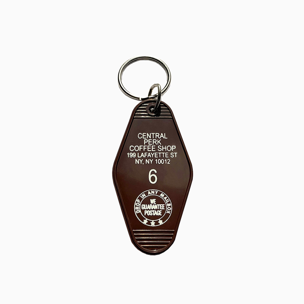 "Central Perk - Friends" motel-style keychain