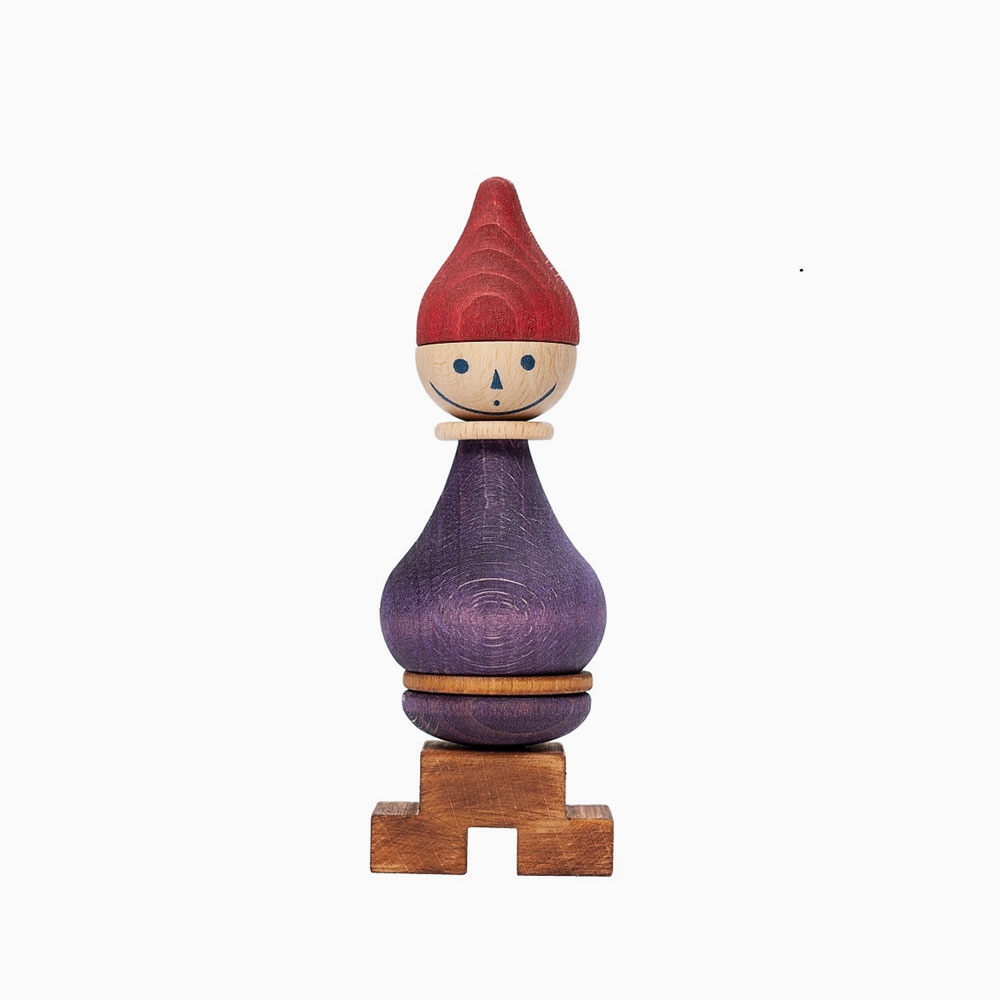 Figurine en bois à empiler n°06 fabriqué en Pologne par Wooden Story