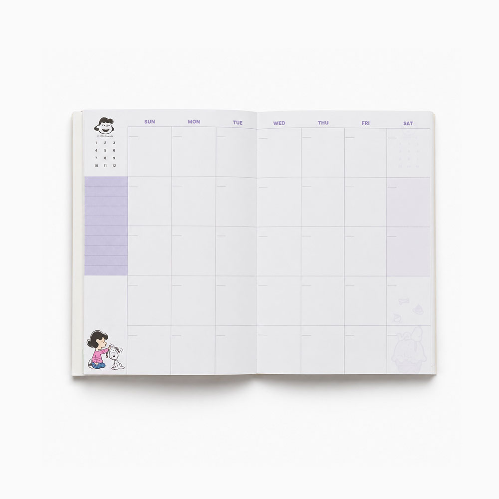Undated Snoopy Peanuts planner