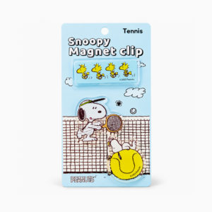 Snoopy Tennis Magnetic Clip Set of 3