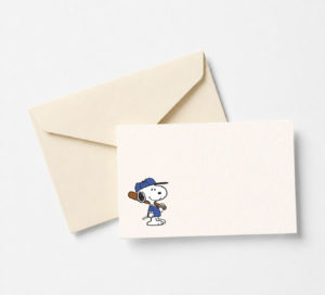 Mini-carte Snoopy Baseball