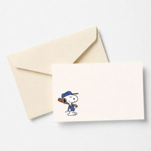 Mini-carte Snoopy Baseball