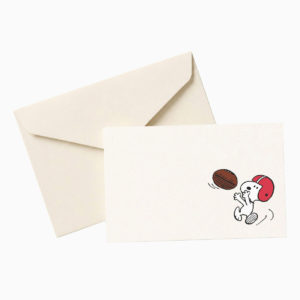 Mini-carte Snoopy Football américain