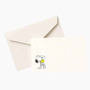 Mini carte Snoopy Hug avec mini-enveloppe