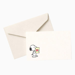 Mini carte Snoopy Letter avec mini-enveloppe