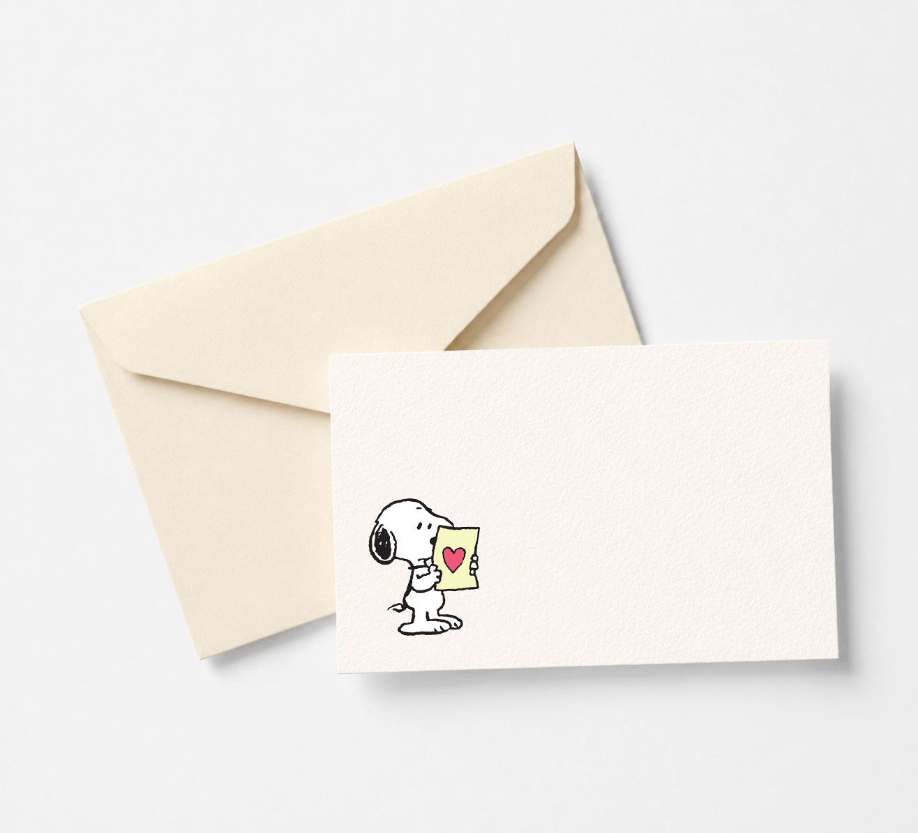 Mini-carte Snoopy Letter