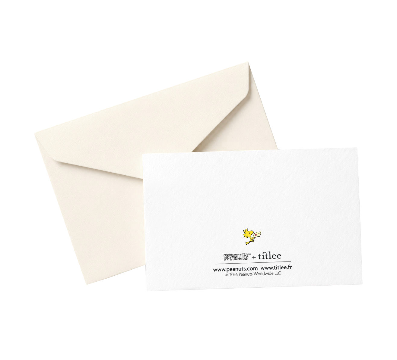 Mini carte Snoopy Letter avec mini-enveloppe