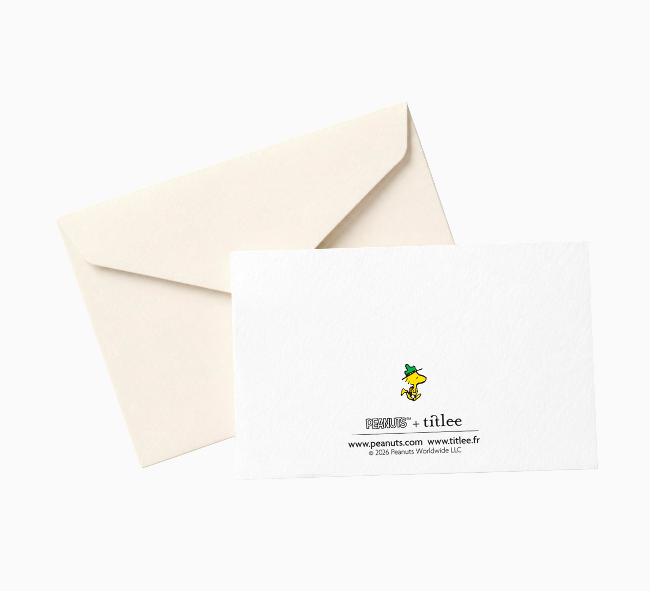 Mini carte Snoopy Scout avec mini-enveloppe