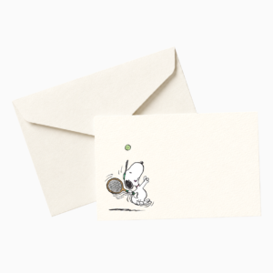 Mini Snoopy Tennis card with mini-envelope