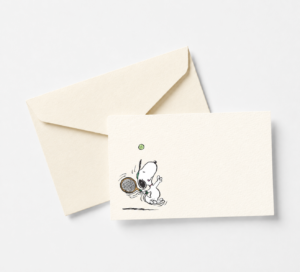 Mini-carte Snoopy Tennis